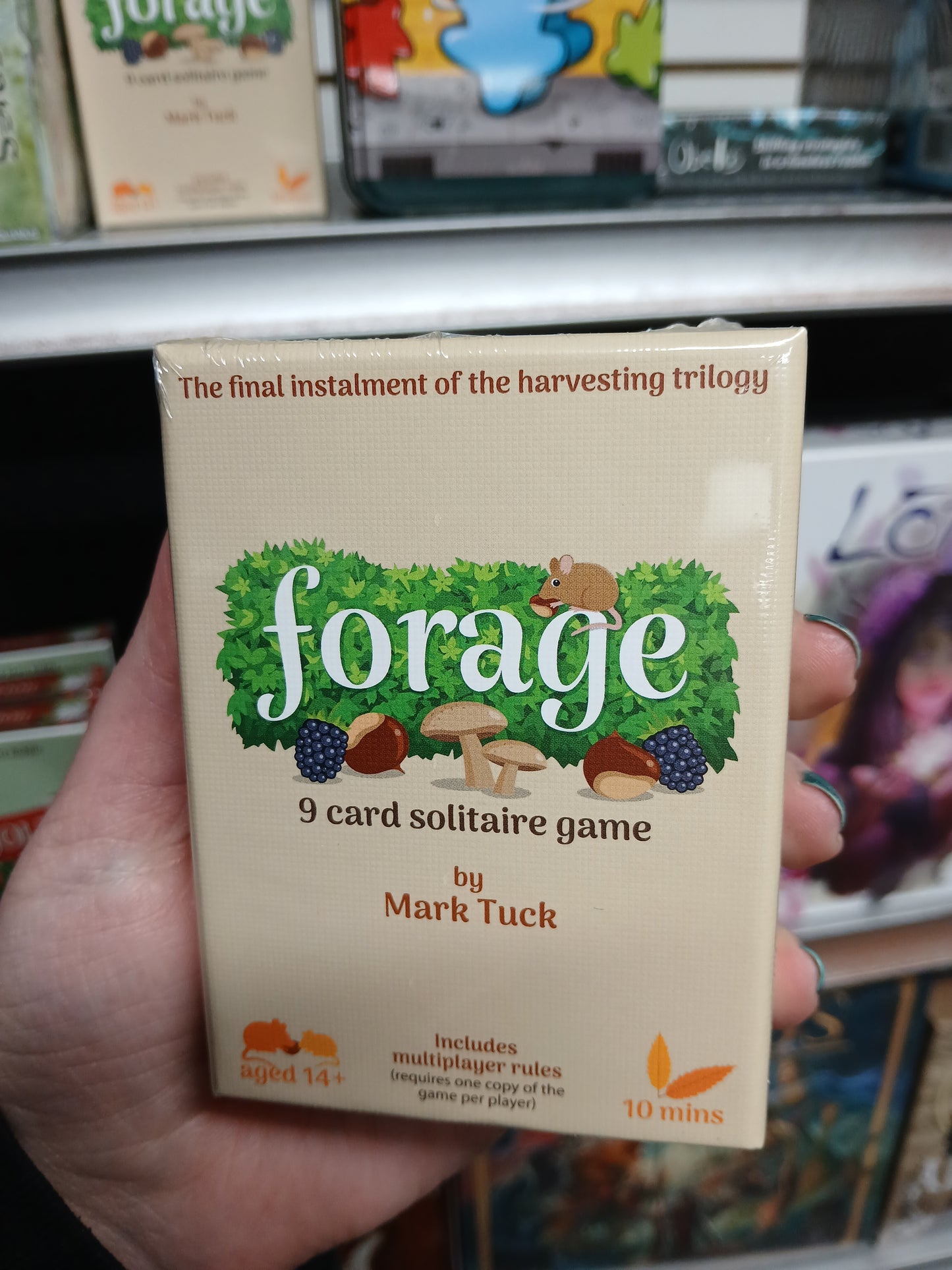 Forage 9 Card Solitaire Game