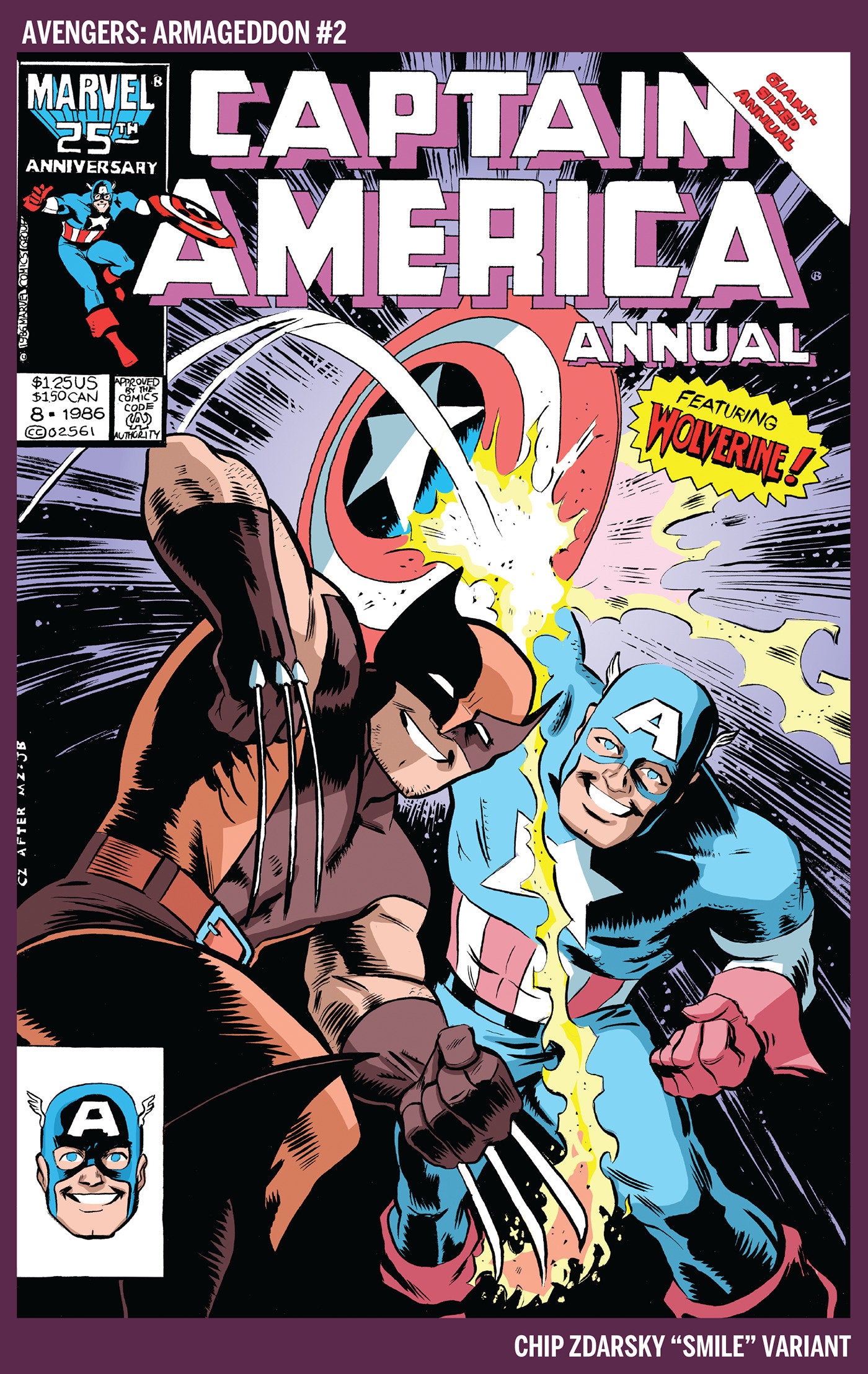 Avengers: Armageddon #2 Chip Zdarsky Smile Variant