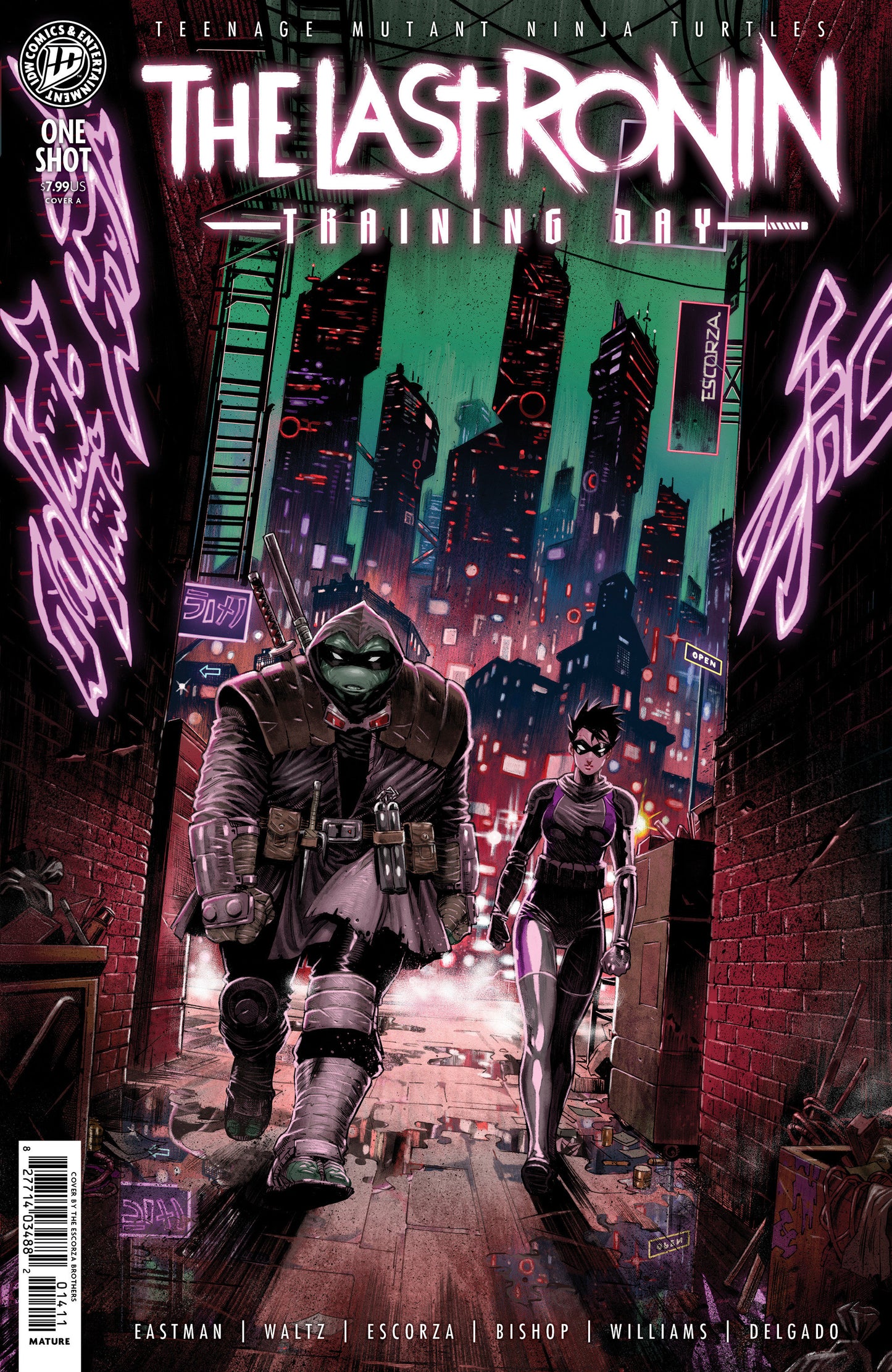 Teenage Mutant Ninja Turtles: The Last Ronin Training Day Cover A (Escorza Brothers)