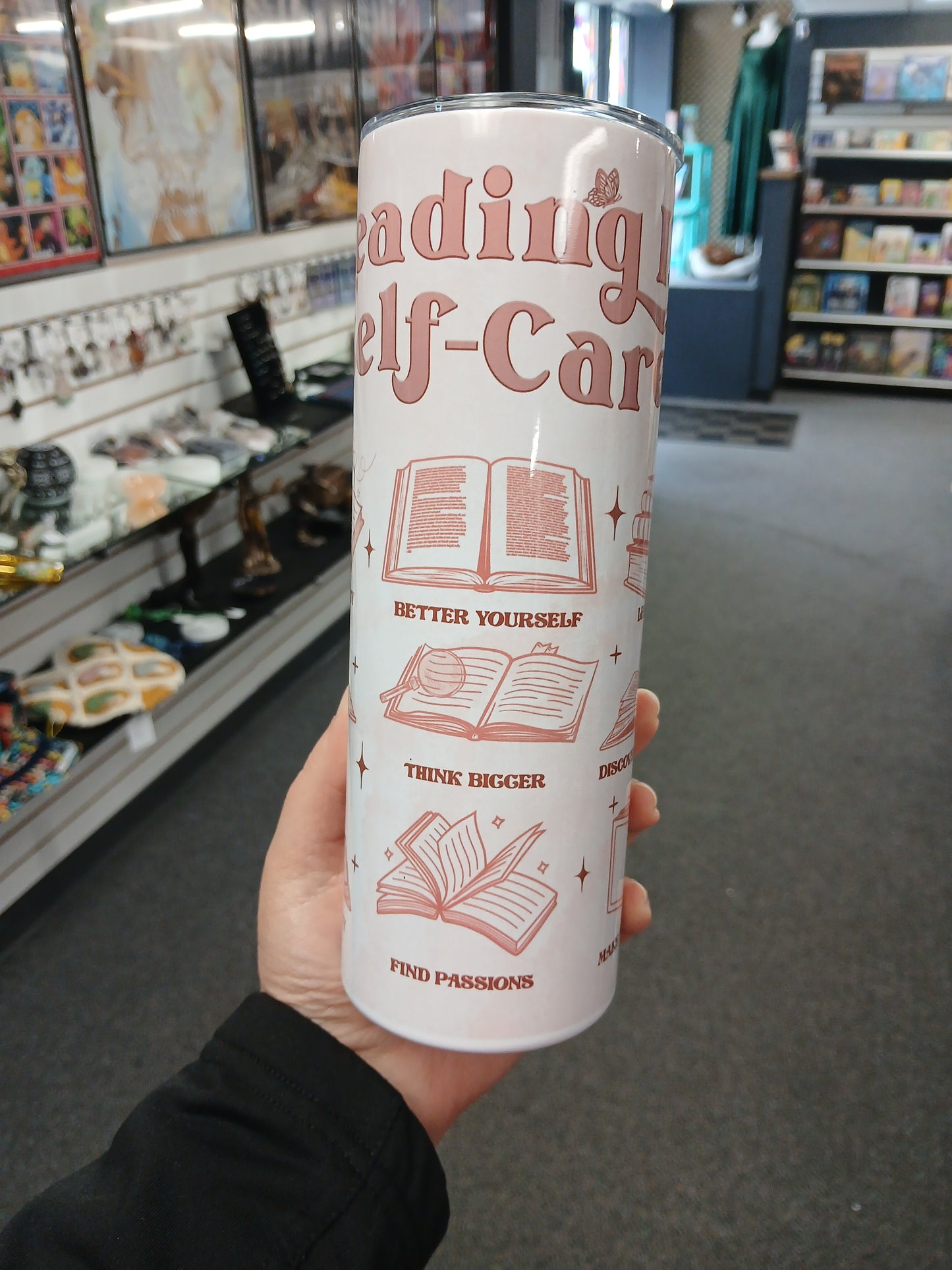 Reading Self Care Tumbler