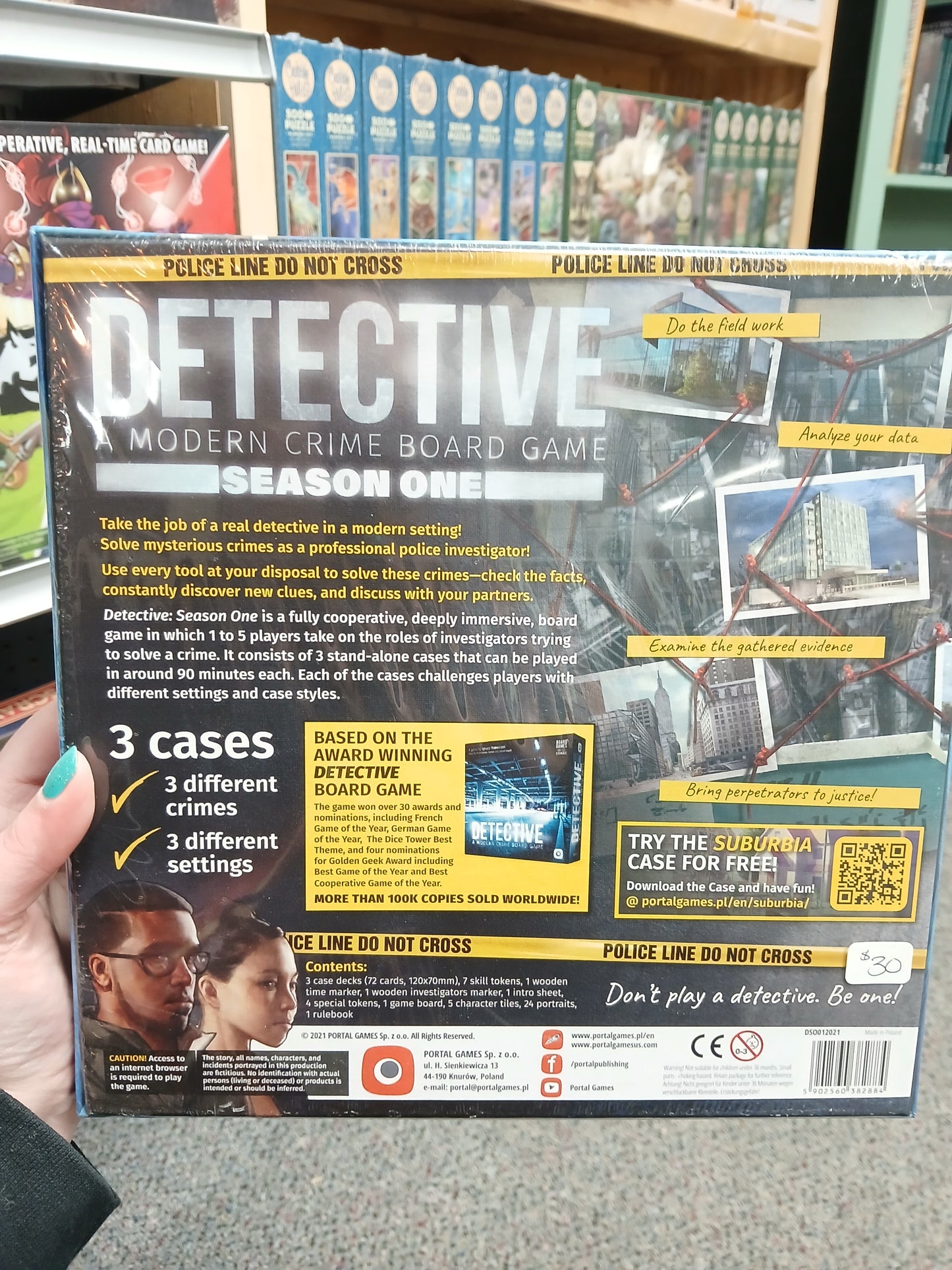 Detective A Modern Crime Board Game Season One