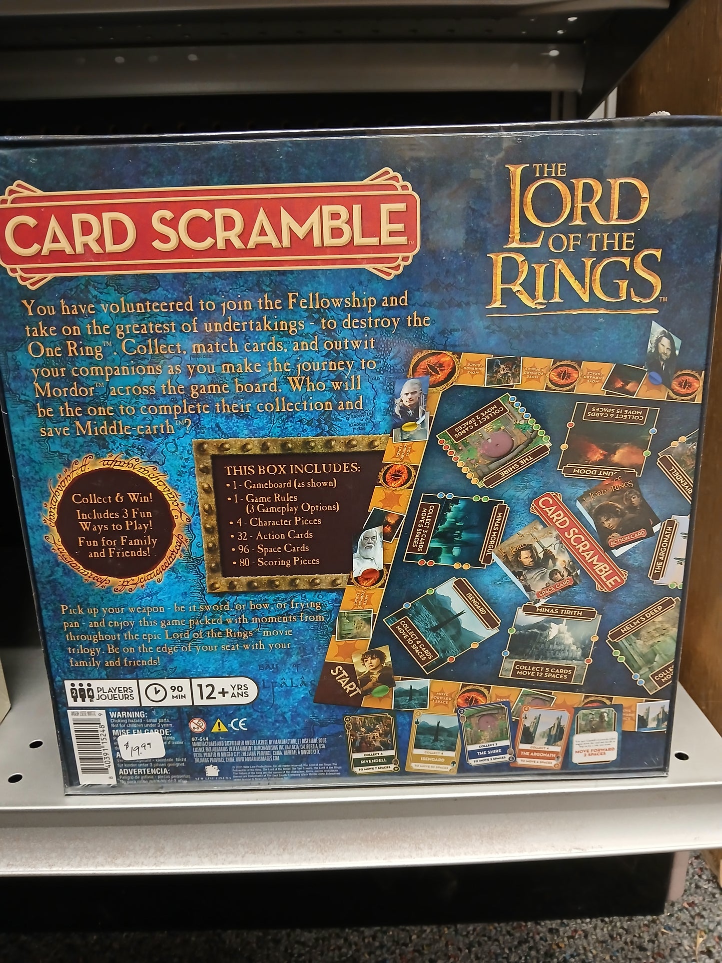 Card Scramble the Lord of the Rings