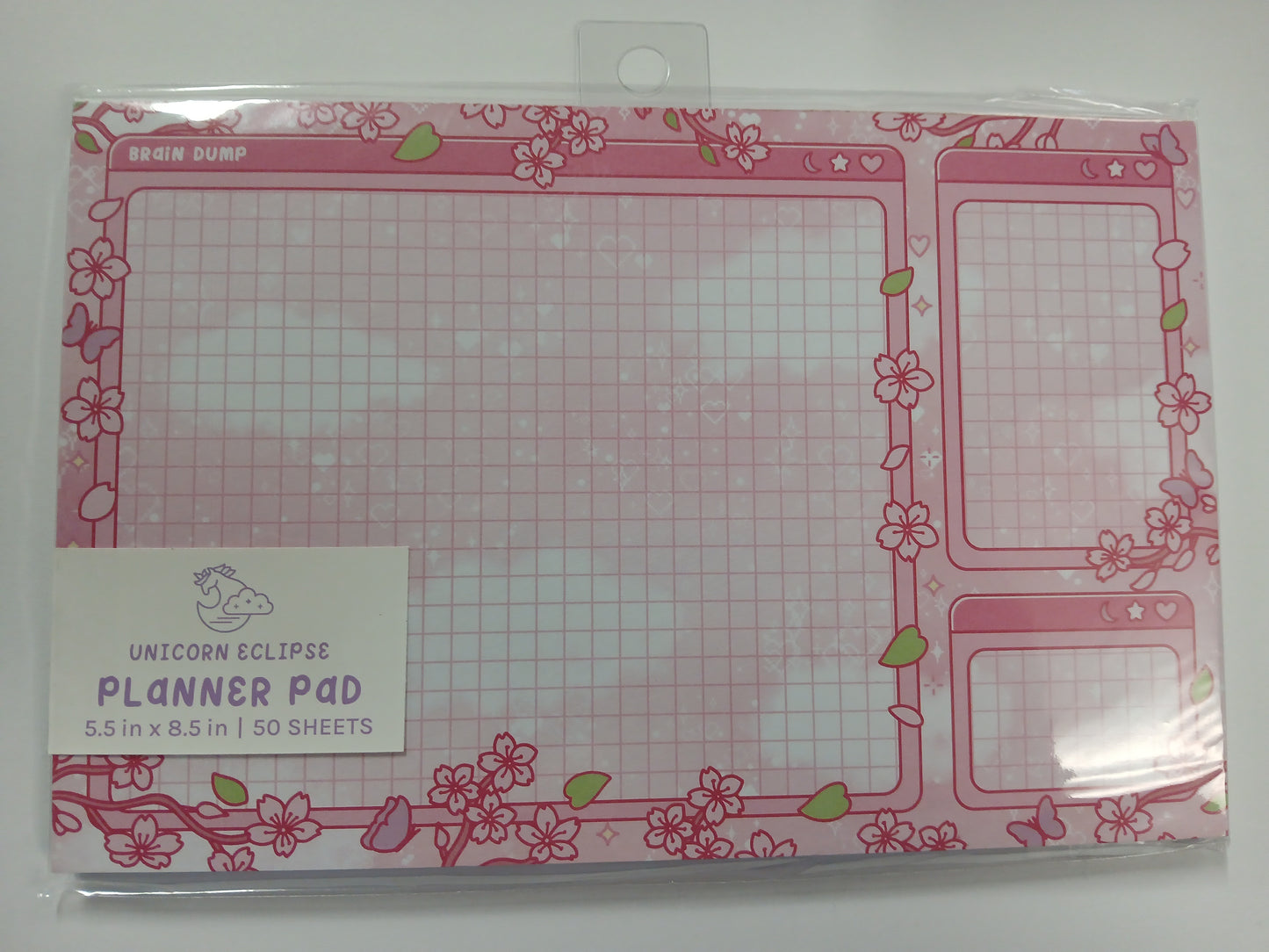 Sakura Brain Dump Planner Pad