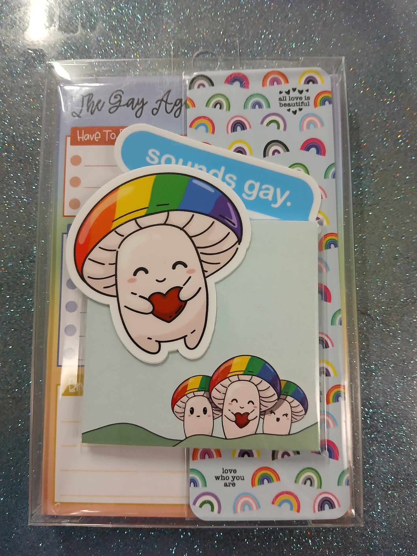 Gay Pride Boxed Stationary Gift Set
