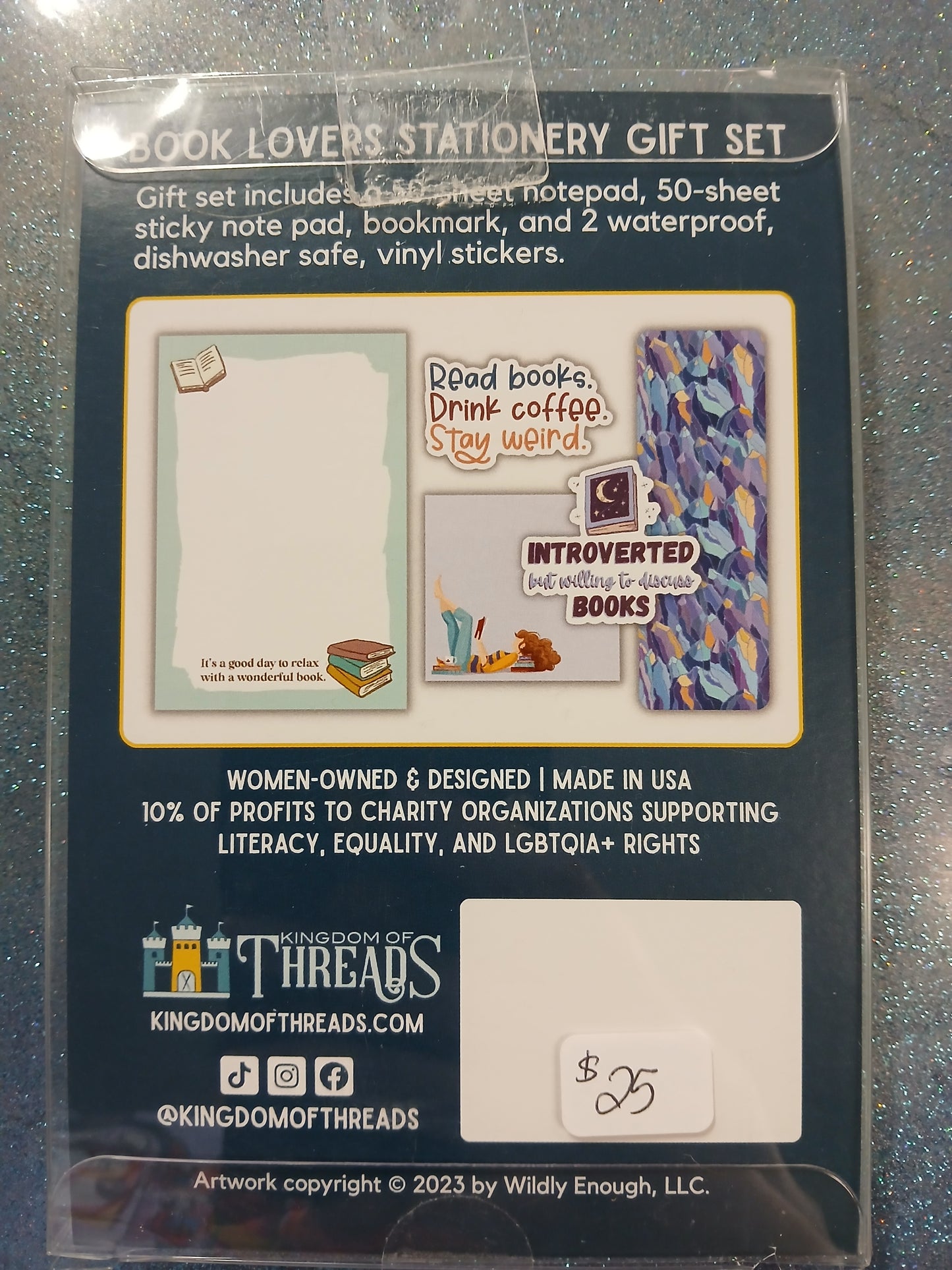 Book Lover Boxed Stationary Gift Set