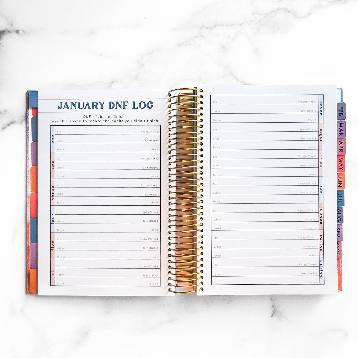 2027 Reading Tracker | book journal and reading log notebook
