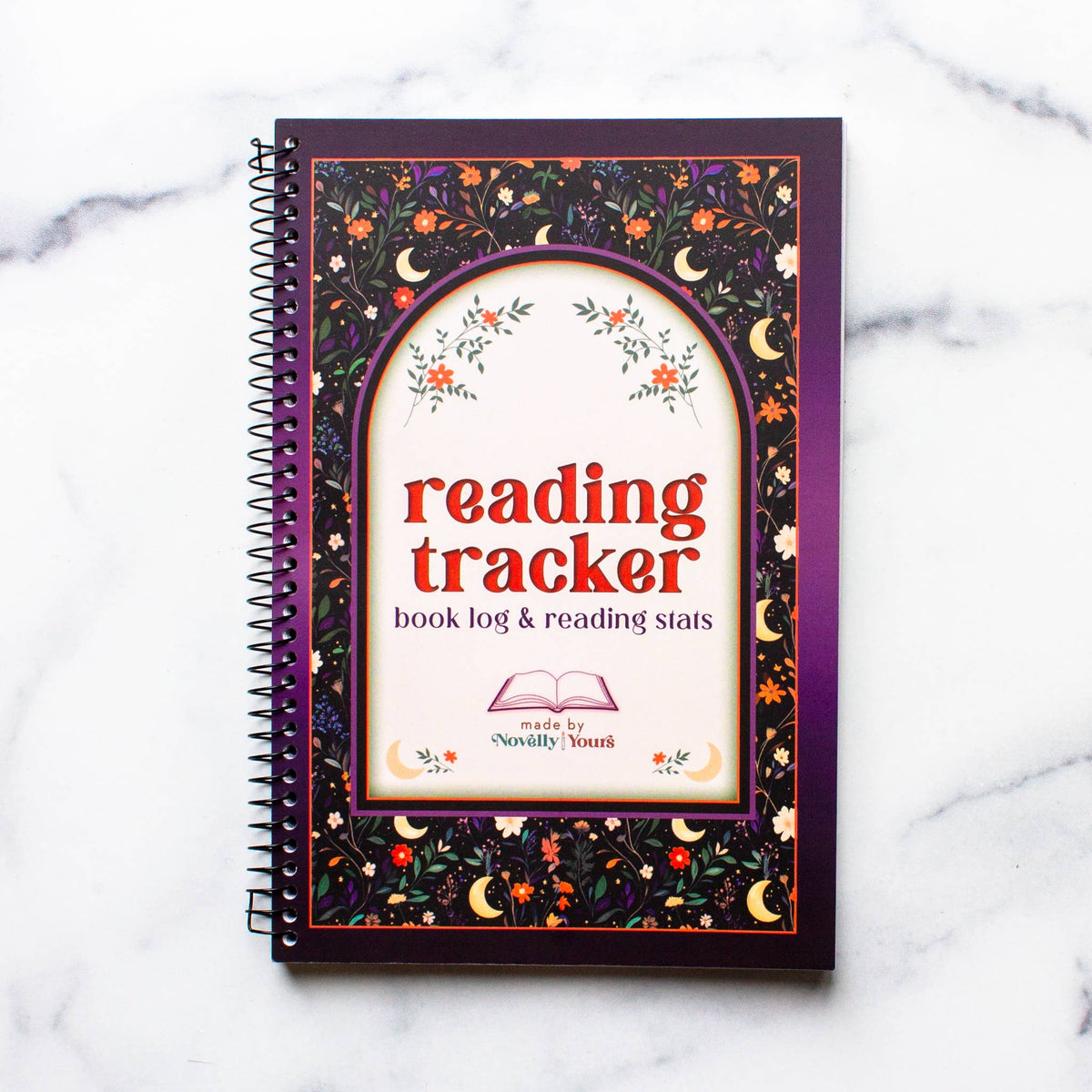 Reading Tracker - Undated Spiral Softcover Book Journal