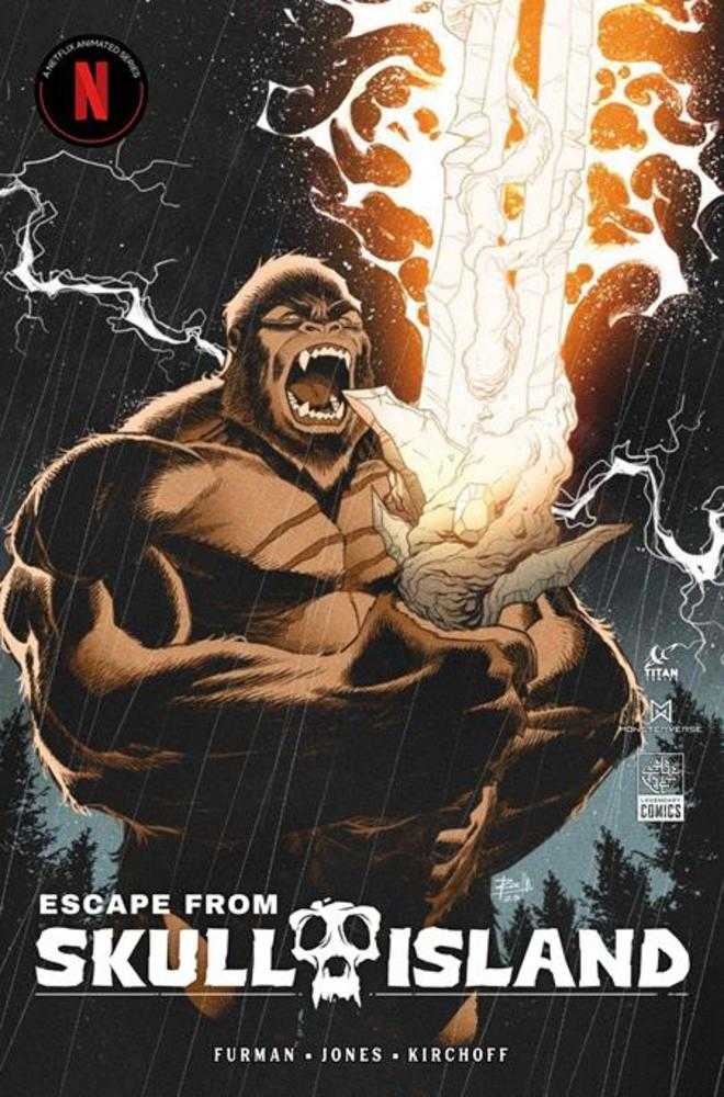 Escape From Skull Island #4 (Of 4) Cover A Rodrigo Rocha