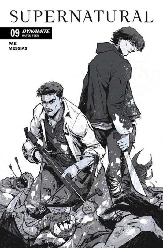 Supernatural #9 Cover G 1 in 10 David Cousens Line Art Variant