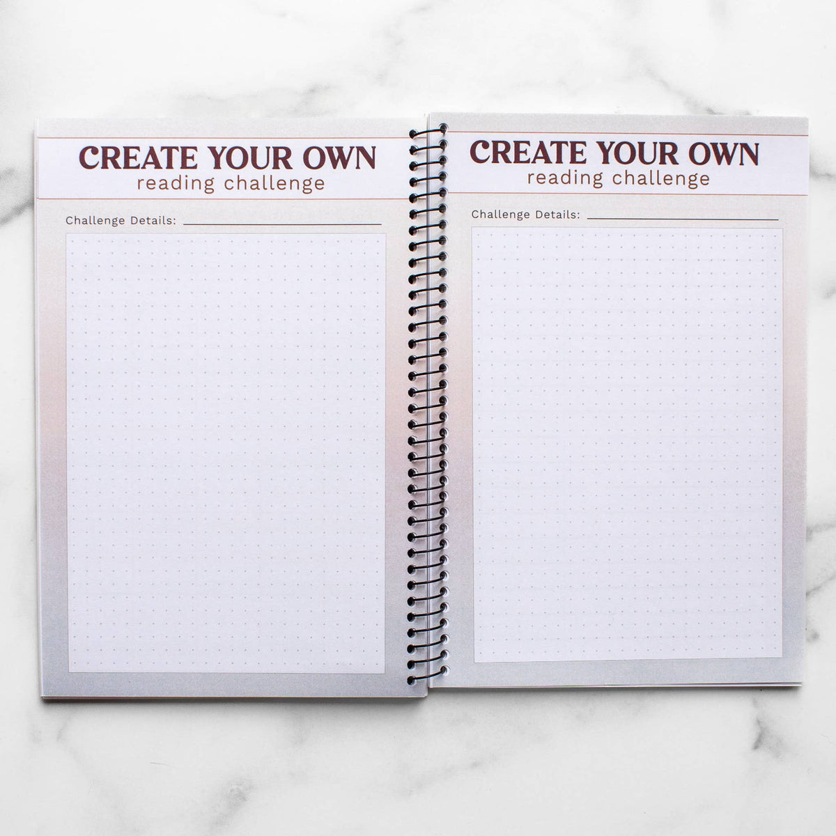 Reading Tracker - Undated Spiral Softcover Book Journal