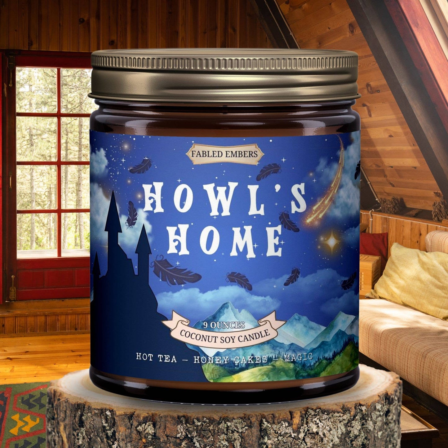 HOWL'S HOME - nostalgic cozy anime lovers candle