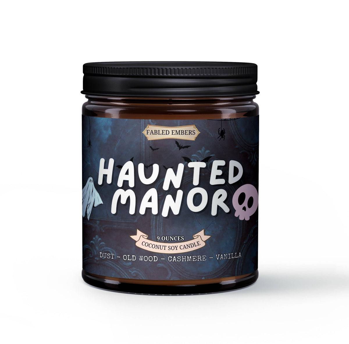 HAUNTED MANOR - spooky halloween candle