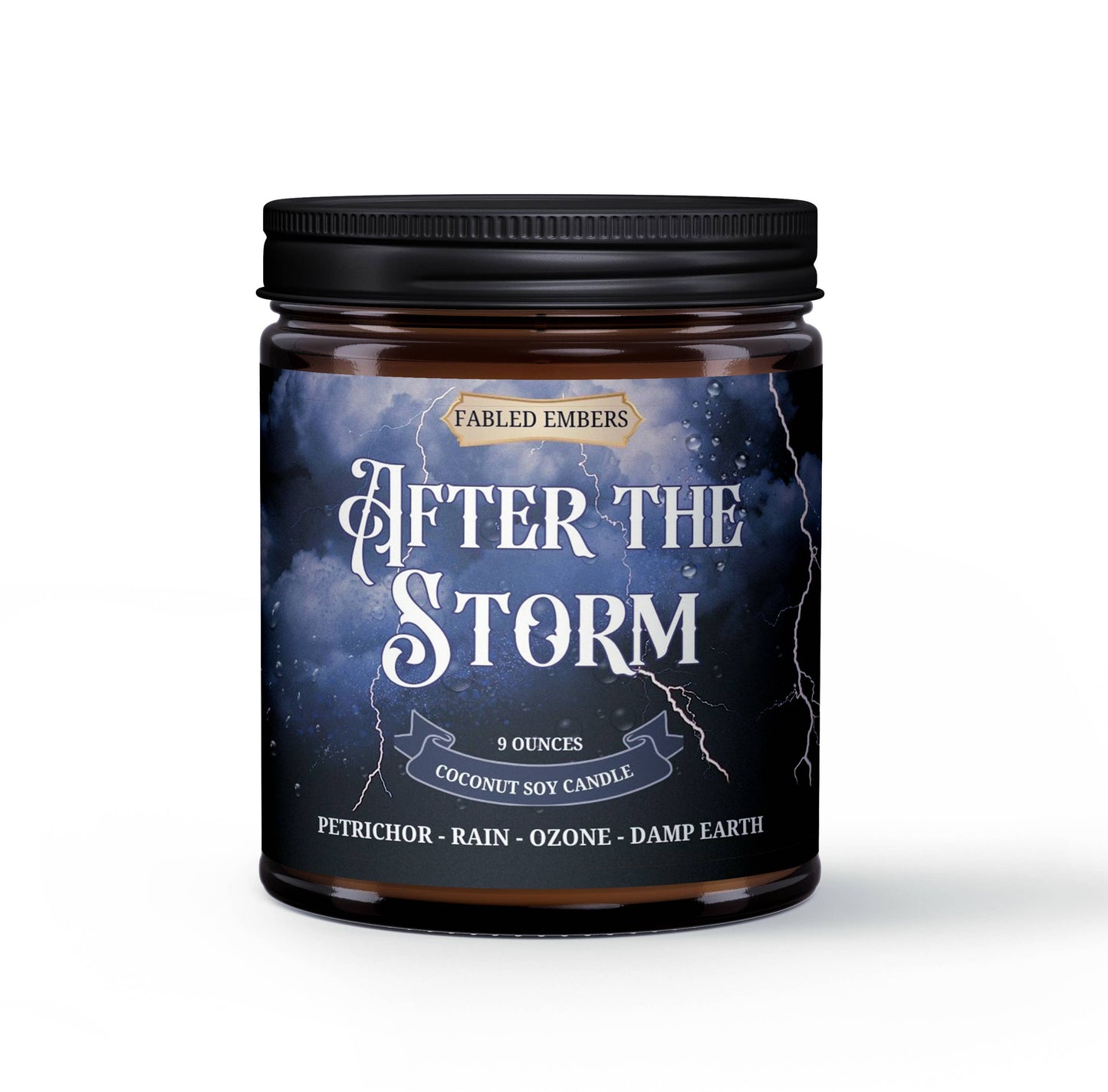 AFTER THE STORM mood setting 9oz Candle Coconut Soy