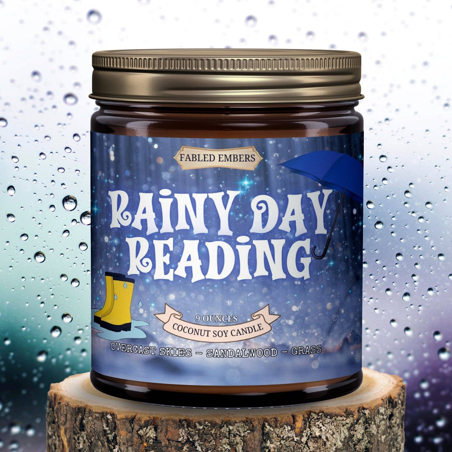 RAINY DAY READING cozy afternoon candle - mood setting