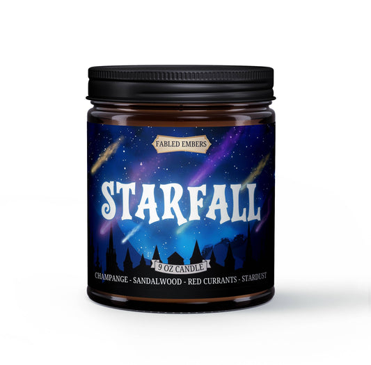 STARFALL book lovers acotar 9 ounce Candle | bookish