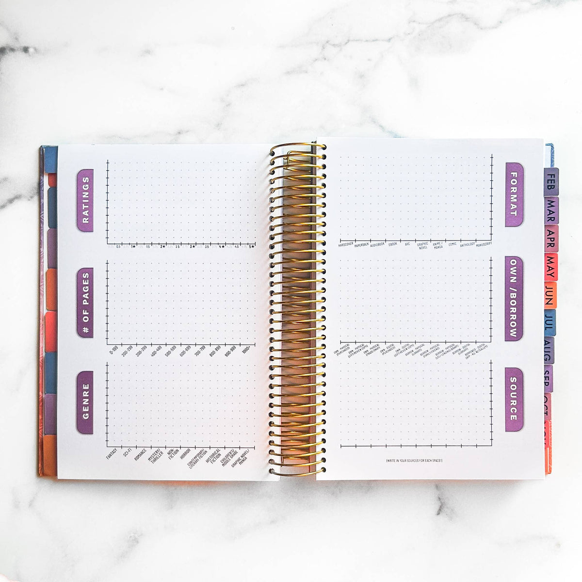 2027 Reading Tracker | book journal and reading log notebook