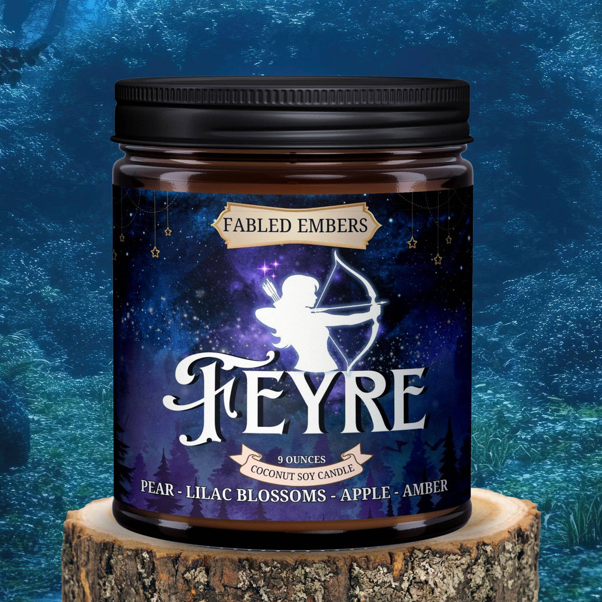 FEYRE ACOTAR Inspired book lovers candle