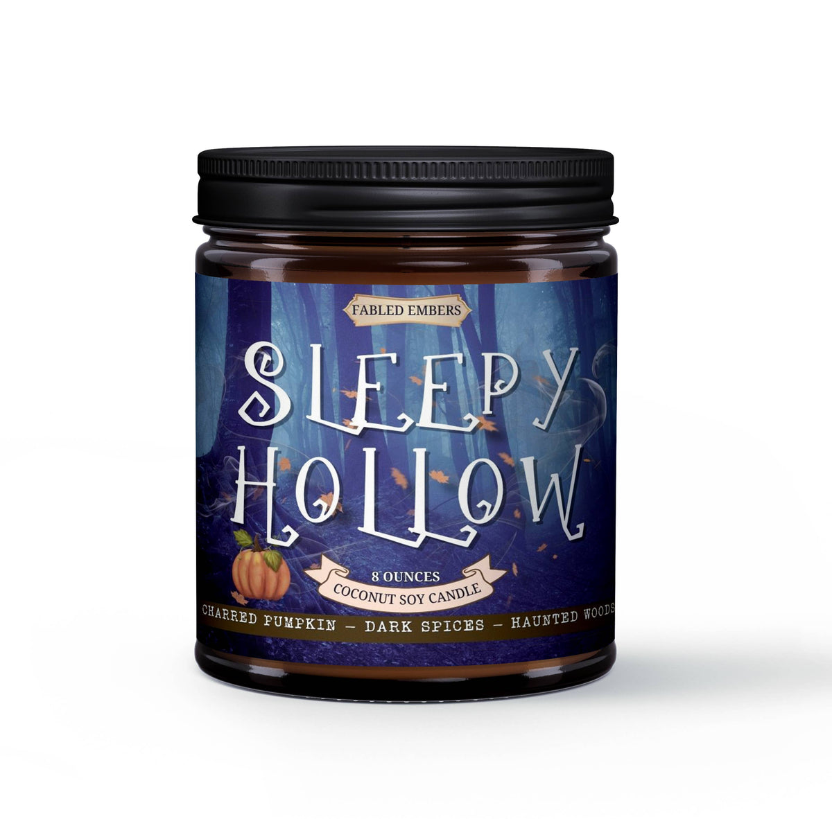 SLEEPY HOLLOW | Charred Pumpkin FALL Candle | Best Seller