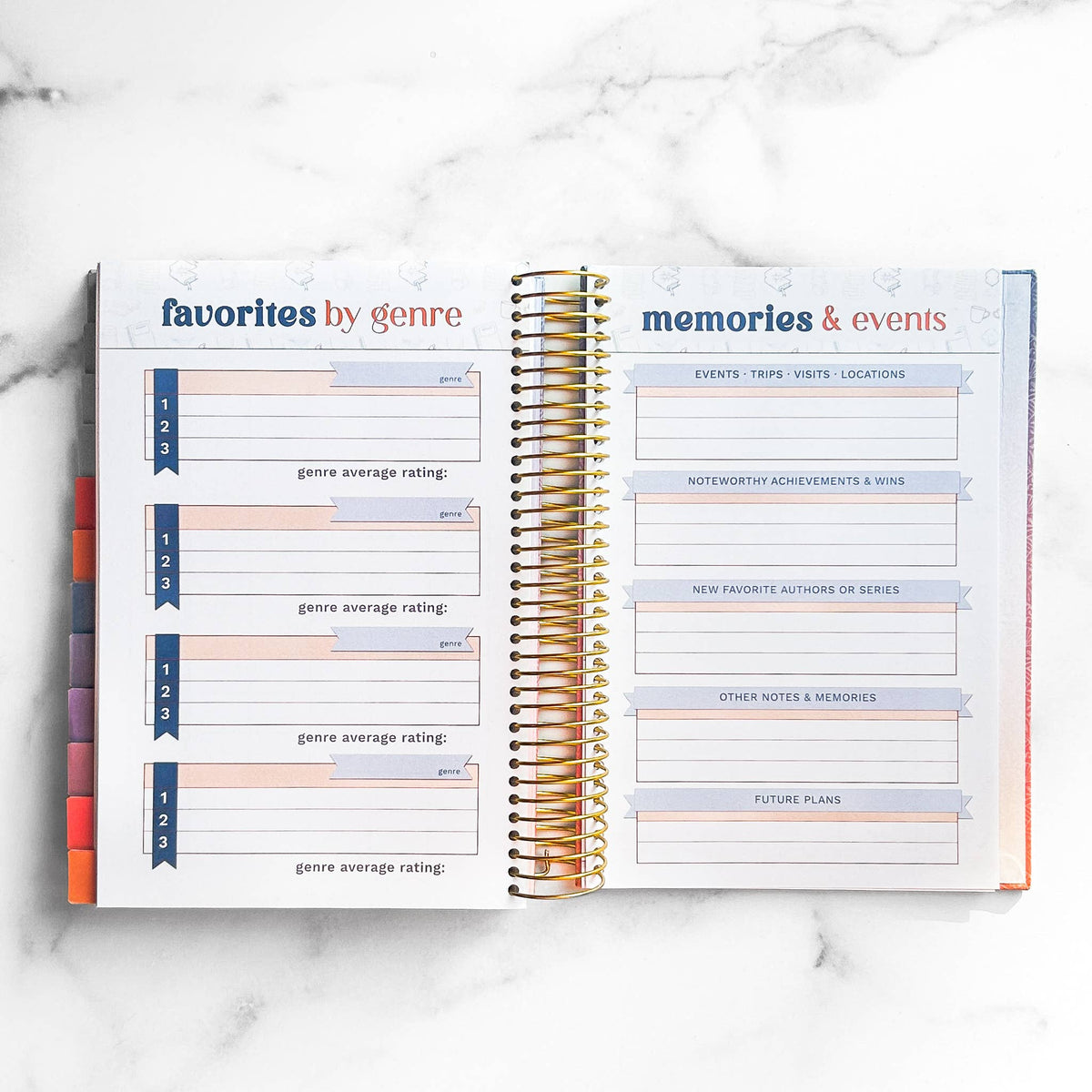 2027 Reading Tracker | book journal and reading log notebook