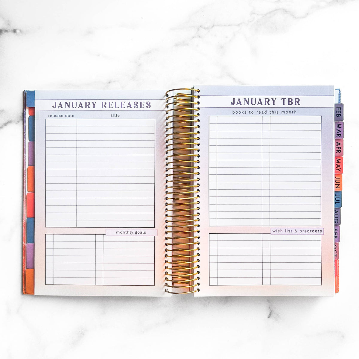 2027 Reading Tracker | book journal and reading log notebook