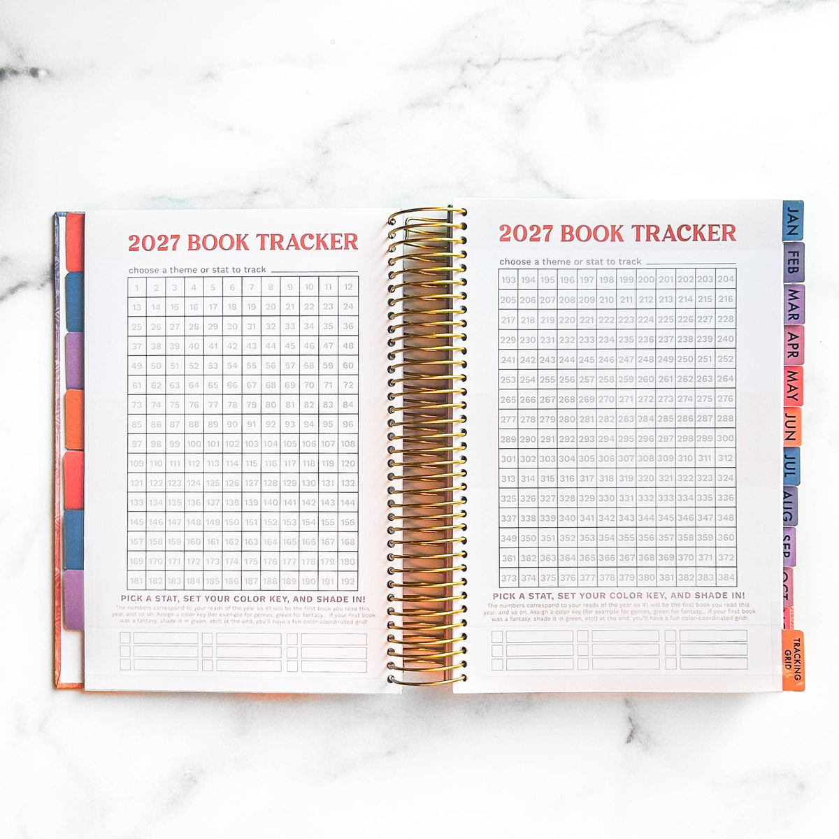2027 Reading Tracker | book journal and reading log notebook