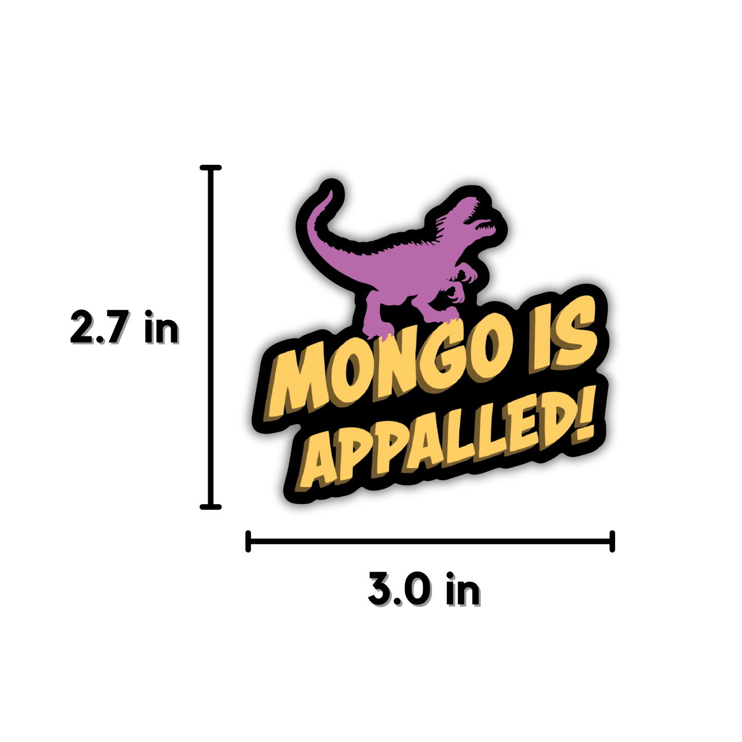 Mongo Is Appalled Sticker | Dungeon Crawler Carl