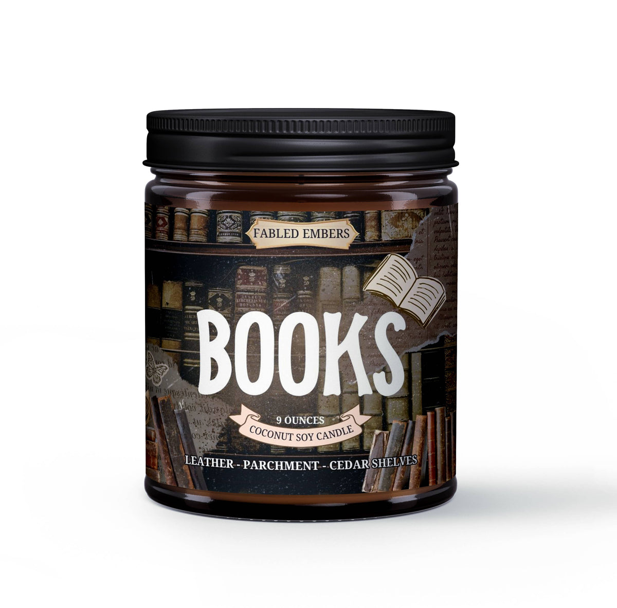 BOOKS bookish book lovers candle