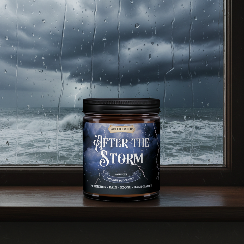 AFTER THE STORM mood setting 9oz Candle Coconut Soy