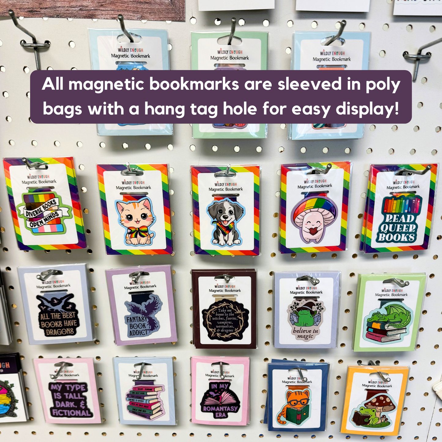 Fantasy Book Addict Magnetic Bookmark