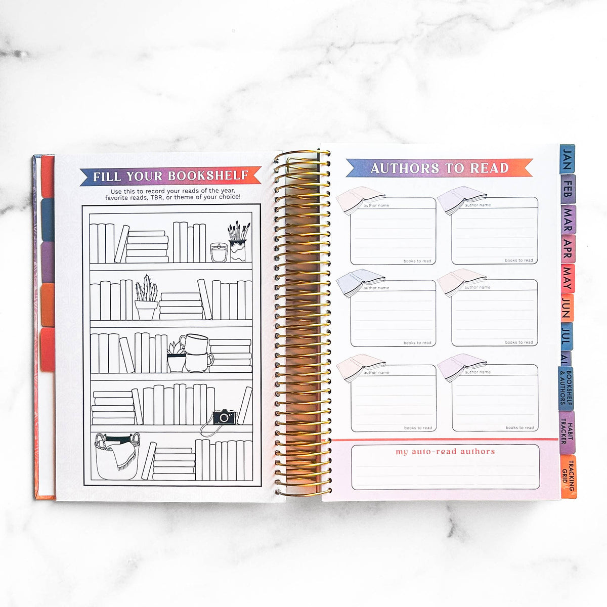 2027 Reading Tracker | book journal and reading log notebook