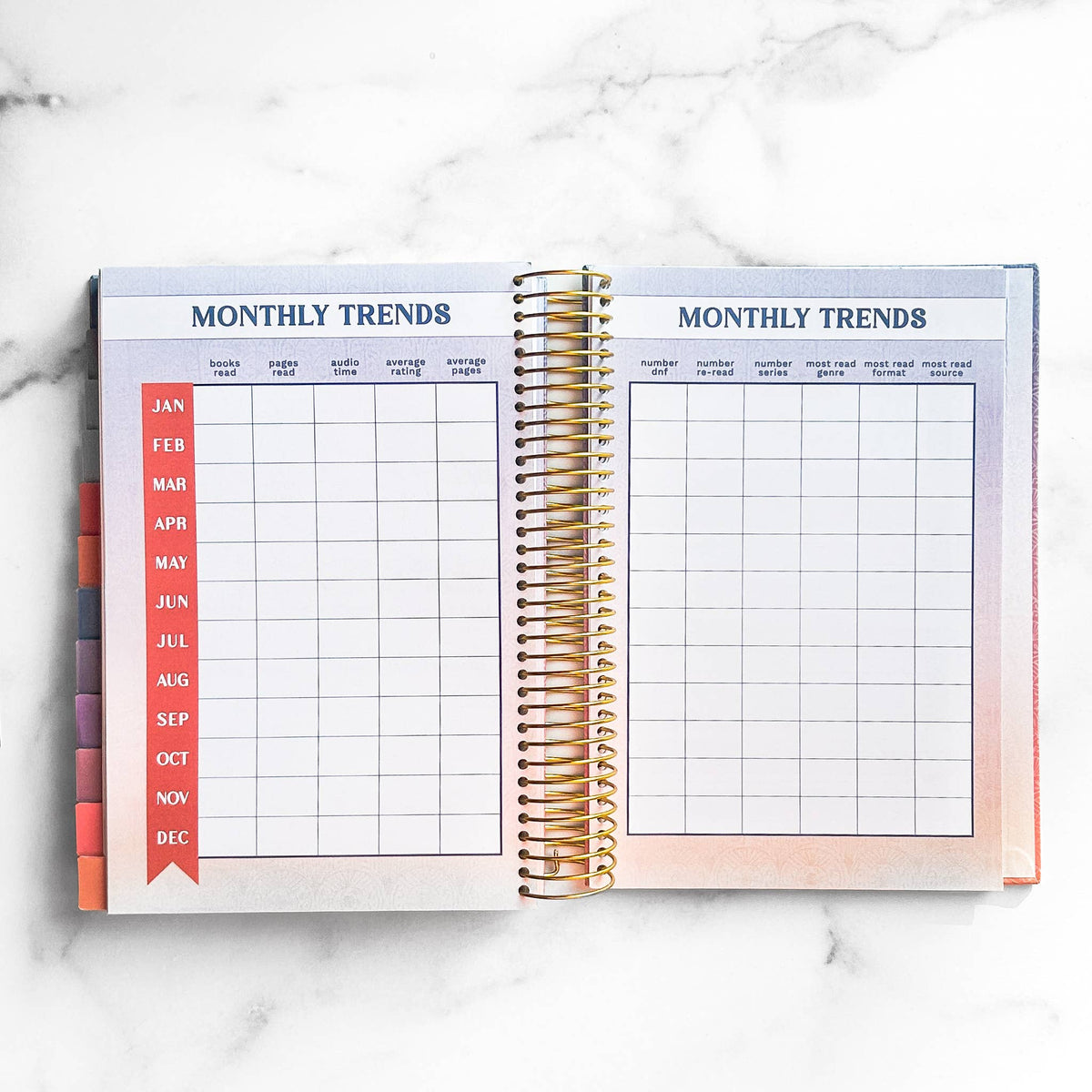 2027 Reading Tracker | book journal and reading log notebook