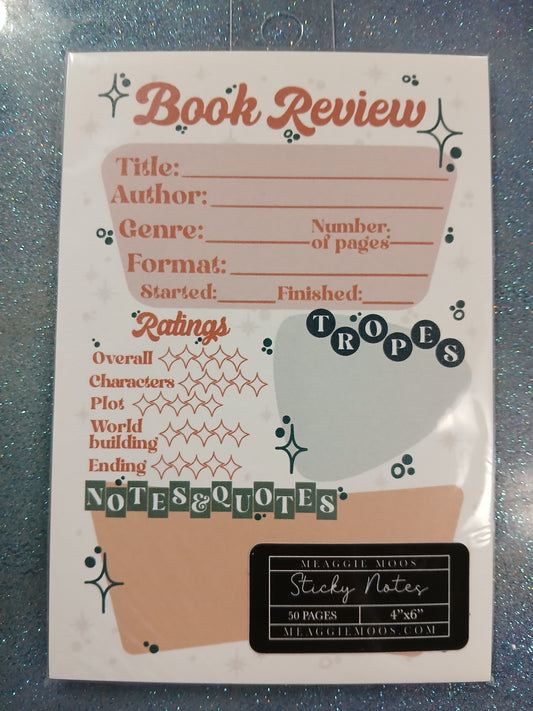 Retro Book Review Post-It