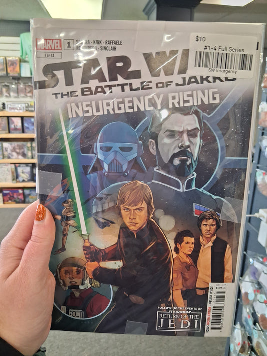Star Wars the Battle of Jakku Insurgency Rising Mini Series