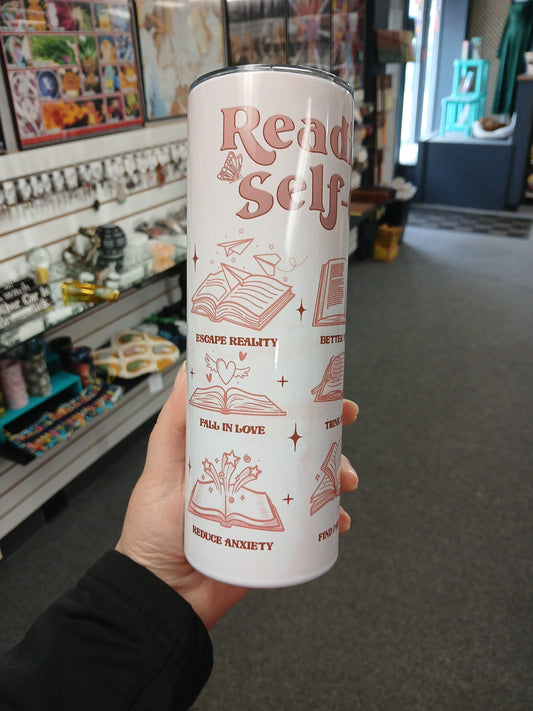 Reading Self Care Tumbler