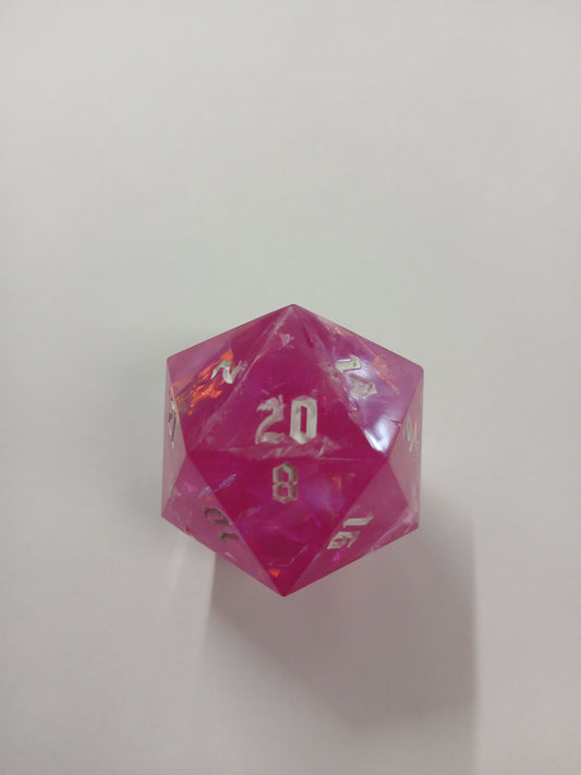 Pink Fire D20