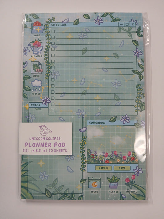 Botanical Bliss Daily Planner Pad