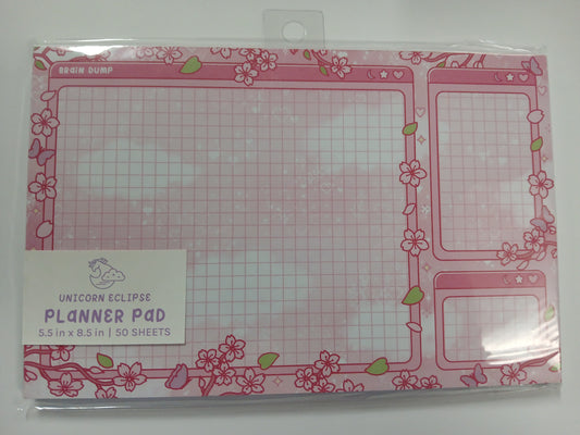 Sakura Brain Dump Planner Pad