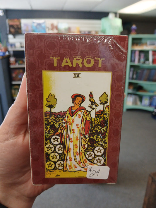 Red Tarot Decks with Meanings on the Cards