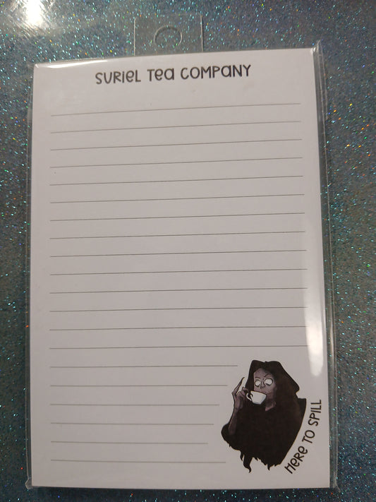 Suriel Tea Company Notepad
