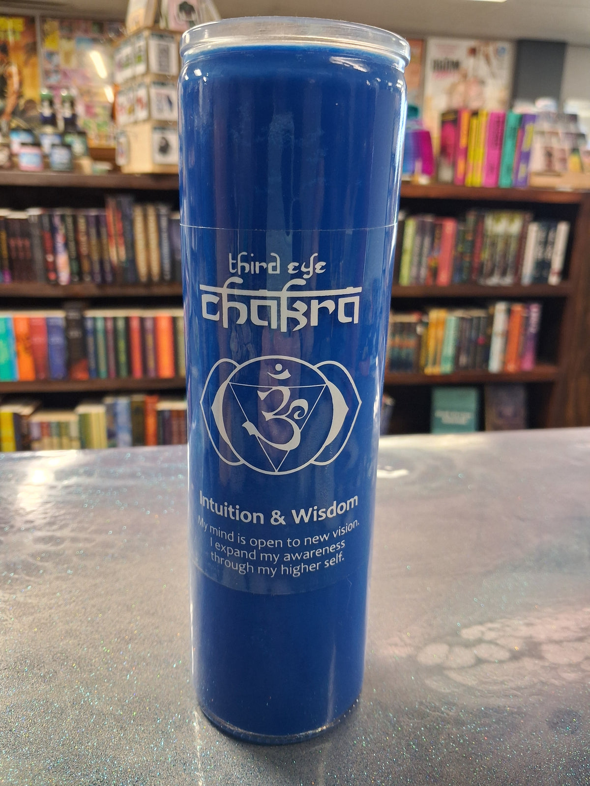 Glass Pillar Chakra Candle